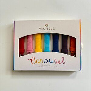 MICHELE Carousel Silicone Strap Set - 18MM